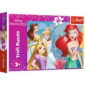   Rejtvény – 30 darab – Egy gyönyörű nap hercegnőkkel – Disney Princess Trefl 18308