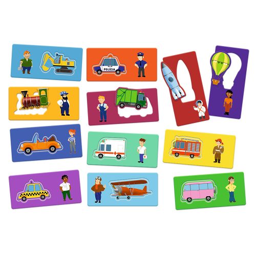 JÁTÉK - Járművek - Tipegő ABC - Trefl 02907