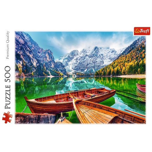 Rejtvény – 500 – Braies-tó, Olaszország Trefl 37486