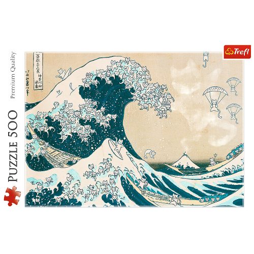 Rejtvény – 500 – A nagy macskahullám Trefl 37537