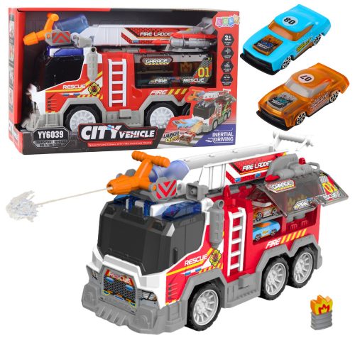 Tűzoltóautó Tűzoltóság Meghajtó Mozgó Elemek Fények Hangok