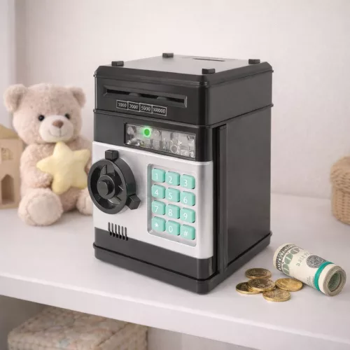 Biztonságos barkács malacpersely összeszereléséhez elektronikus malacpersely PIN-hangok