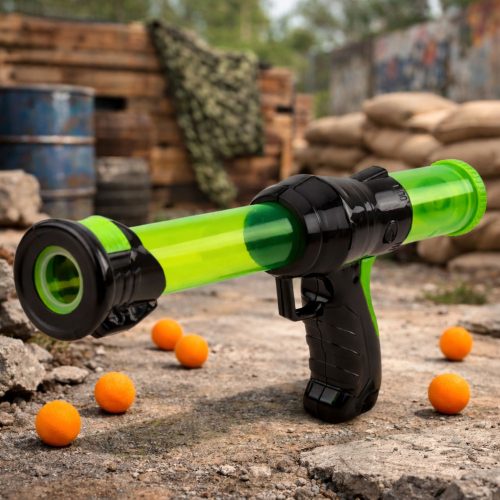 Két darabos pisztoly- és puskakészlet puha habszivacs golyókhoz, 24 db.