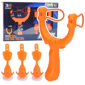   Lövöldözős készlet Ügyességi Játék Slingshot Darts Tapadókorongokkal 3 db.