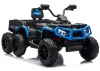 Akkumulátoros Quad ATV 6 kerekű utánfutóval JC606 24V 4x4 kék