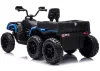 Akkumulátoros Quad ATV 6 kerekű utánfutóval JC606 24V 4x4 kék