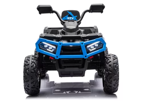Akkumulátoros Quad ATV 6 kerekű utánfutóval JC606 24V 4x4 kék