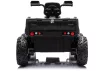 Akkumulátoros Quad ATV 6 kerekű utánfutóval JC606 24V 4x4 kék