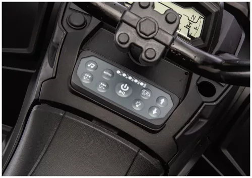 Akkumulátoros Quad ATV 6 kerekű utánfutóval JC606 24V 4x4 kék