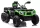 Akkumulátoros Quad ATV 6 kerekű utánfutóval JC606 24V 4x4 zöld