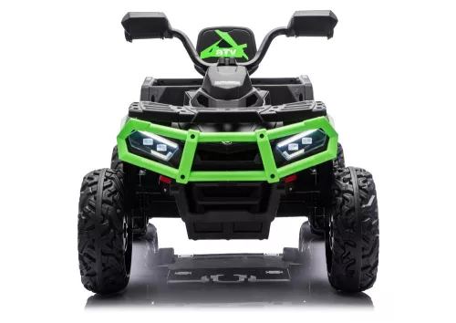 Akkumulátoros Quad ATV 6 kerekű utánfutóval JC606 24V 4x4 zöld