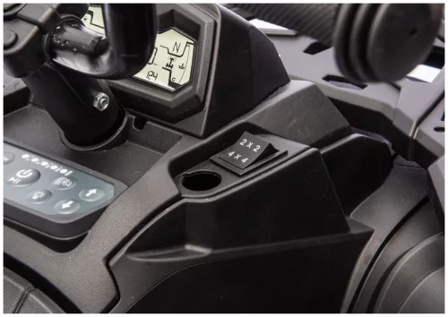 Akkumulátoros Quad ATV 6 kerekű utánfutóval JC606 24V 4x4 piros