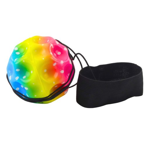 Holdlabda rugalmas szalaggal ügyességi gyakorlatokhoz, 6,5 cm-es bemélyedésekkel