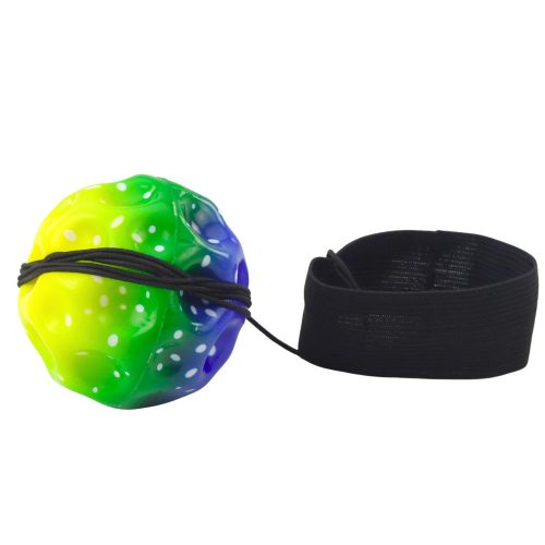 Holdlabda rugalmas szalaggal ügyességi gyakorlatokhoz, 6,5 cm-es bemélyedésekkel