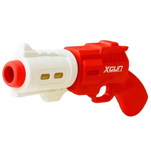 Pisztolyfegyver puha habgolyókhoz XGUN piros 6 db.