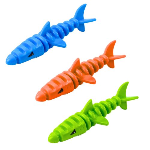 Cápás merülő fürdőjátékok Színes 3 db.