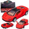 Sportautó Fém Nyíló Ajtók fényei Piros Hangok 1:32