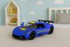 Sportautó Fém Versenyautó Nyitó Ajtók Kék 1:32