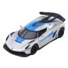 Sportautó Fém Versenyautó Nyitó Ajtók Ezüst 1:32