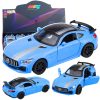 Sportautó Fém Nyíló Ajtók fényei Kék Hangok 1:32