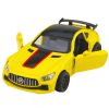 Sportautó Fém Nyíló Ajtók fényei Sárga Hangok 1:32
