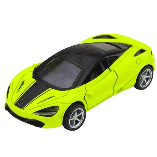 Sportautó fém meghajtólámpák zöld hangok 1:32