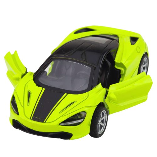 Sportautó fém meghajtólámpák zöld hangok 1:32