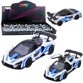 Sportautó Fém Meghajtású Nyitó Ajtók Fehér 1:32