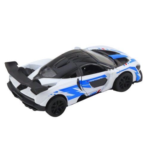 Sportautó Fém Meghajtású Nyitó Ajtók Fehér 1:32