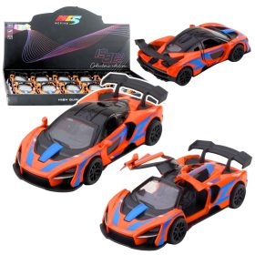   Sportautó Fém Meghajtású Nyitó Ajtók Narancssárga 1:32