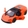 Sportautó Pull Back Metal Orange 1:43