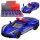 Sports Car Police Car With Motor Drive Metal Blue 1:43