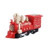 Klasszikus Mini Vonat Elemmel Működő Mozdonykocsik Sínekkel 13 db.