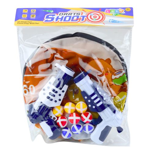 Capybara Darts Tábla Ügyességi Játék Tépőzáras Golyók Fegyverek 73,5 cm