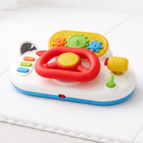 Vezetési szimulátor kisgyermekeknek Interaktív kormánykerék fények hangjai