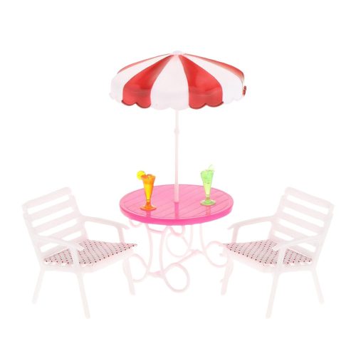 Nyári üdülő babakészlet medencével, csúszdával, napozóágyakkal és napernyővel