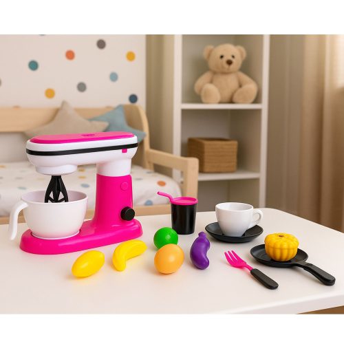 Konyhai robotgép turmixgép játék gyerekeknek kiegészítők gyümölcsök