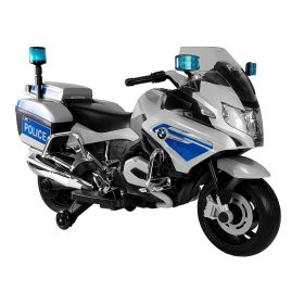 BMW Police Motorcycle Silver – elektromos motorozás