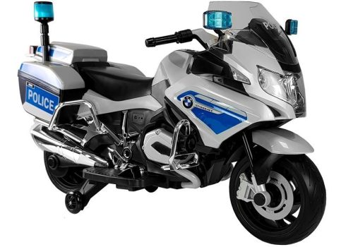 BMW Police Motorcycle Silver – elektromos motorozás