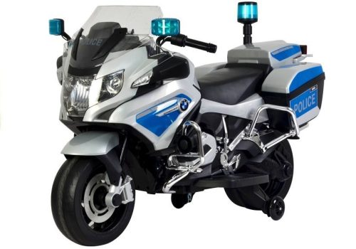 BMW Police Motorcycle Silver – elektromos motorozás