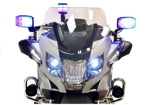 BMW Police Motorcycle Silver – elektromos motorozás