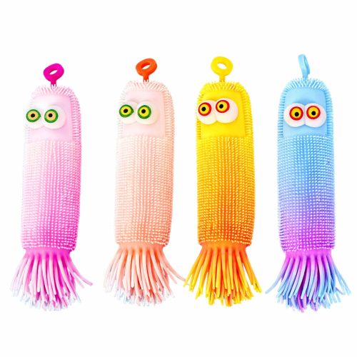 Szenzoros Szorítójáték Pattogóhoz, Szorításhoz, Tüskékkel és LED-es lámpákkal ellátott lény