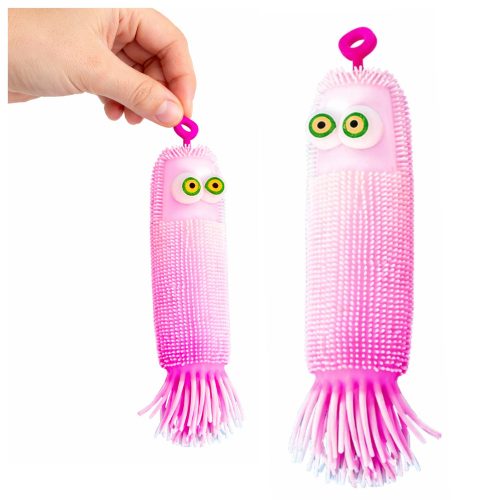 Szenzoros Szorítójáték Pattogóhoz, Szorításhoz, Tüskékkel és LED-es lámpákkal ellátott lény