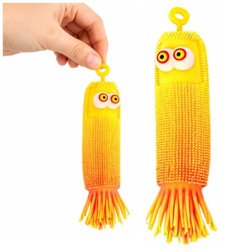 Szenzoros Szorítójáték Pattogóhoz, Szorításhoz, Tüskékkel és LED-es lámpákkal ellátott lény