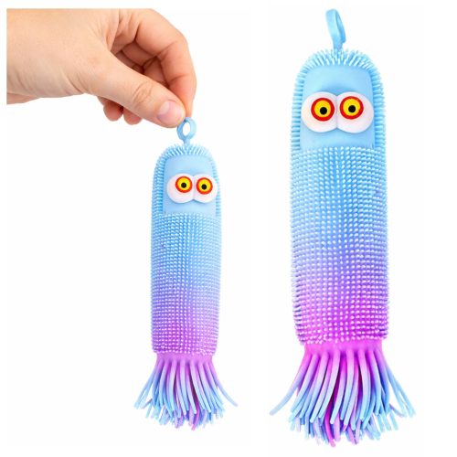 Szenzoros Szorítójáték Pattogóhoz, Szorításhoz, Tüskékkel és LED-es lámpákkal ellátott lény