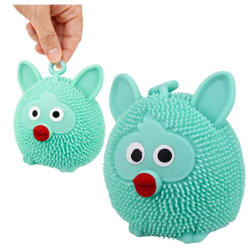 Szenzoros nyomójáték ugráláshoz, szorításhoz, állatos, LED-es fény, kevert színek