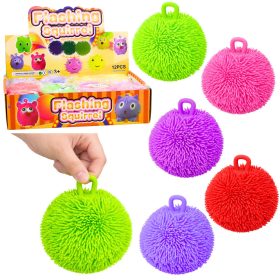   Szenzoros Stresszoldó Labda, Szorító, Pattogó LED Fénykeverék Szín