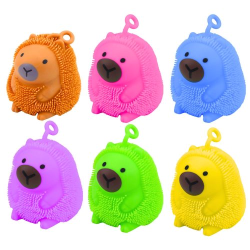 Szenzoros Squeeze Játék Capybara LED Fénykeverék Színekkel