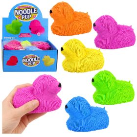   Szenzoros Szorító Játékkutya Rojtokkal és LED Lámpákkal