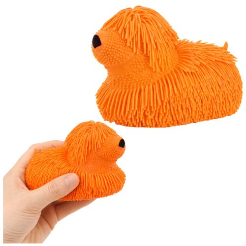 Szenzoros Szorító Játékkutya Rojtokkal és LED Lámpákkal